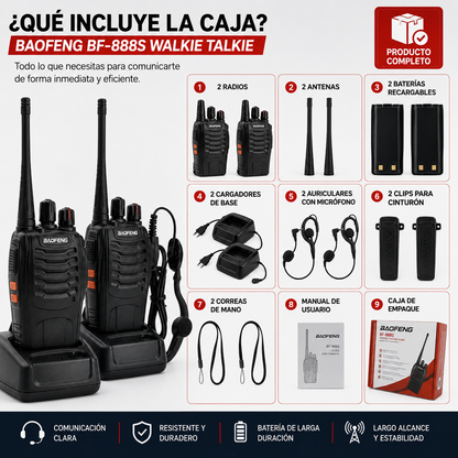 RADIO  BAOFENG WALKIETALKIE