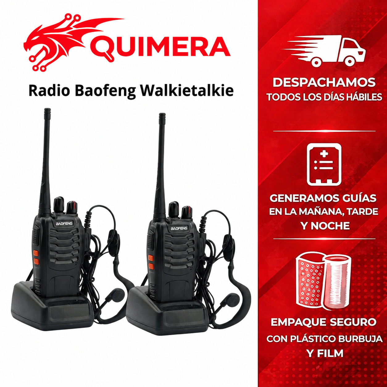 RADIO  BAOFENG WALKIETALKIE